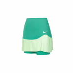 Nike SS24 Dri-Fit V&auml;rviplokk Logotr&uuml;kiga Kiiresti Kuivav Tennise Vabaaja Seelik Naiste Seelikud Spordiroheline FD6533-324 S