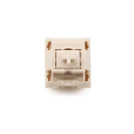 Novelkey Kailh MX Cream L&uuml;liti 5 Pin-i Lineaarne POM Mehaaniline Klaviatuur J&auml;&auml;tisel&uuml;litid 55gf Kohandatud Tarvikud M&auml;ngukomplekti jaoks 10 PCS white