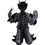 Laste draakonitulega Halloweeni kombinesooni kost&uuml;&uuml;mikomplekt Roheline Punane Must Sinine Poistele tiibade, sabaga, maskiga Cosplay riietumiskost&uuml;&uuml;m M must