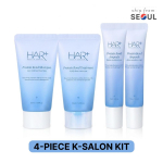 [K-Salon INTENSE PROTEIN REPAIR] Proteiinibondiga juuste parandus reisikomplekt (4-osaline komplekt) - &Scaron;ampoon, hooldusvahend ja ampull kahjustatud juustele Protein Bond Trial Kit (4 piece) white