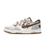 Nike Big Cloud M&auml;rkmik, Monster Lab Madalad Rula Kingad Unisex Valge Hall Pruun 854166-101(Team445-) 40.5