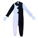 110-3XL Cosplay Film Terrifier 2 Art The Clown Cosplay Kost&uuml;&uuml;m &Uuml;likond Mask Halloweeni Kost&uuml;&uuml;mid Mask Meestele Naistele XXXL white