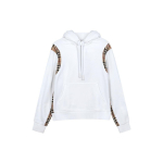 (NAISTE) Burberry Ruuduline L&otilde;tv Huppar Valge Naiste 80321291 XS white