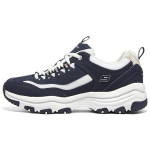 Skechers I-Conik Nahast Oreo Mugavad Madalad Vabaajajalatsid Naiste toss Sinine 8730076-NVMT 36 white