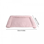 Koerte jahutusmatt Suvine lemmiklooma k&uuml;lm voodi eriti suur v&auml;ikestele suurtele koertele Lemmikloomatarvikud Kasside vastupidav tekk Diivan Kassi j&auml;&auml;padja tekk (Light Pink,50x30cm)