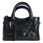 Balenciaga Le City Mootorrattakott Mini Naiste K&auml;ekott Must 8196712ABEK1000 Basic Set (Bag+Dust Bag)