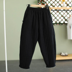 Naiste talvised pluss suuruses polsterdatud ja paksendatud l&otilde;&otilde;gastunud keskmise k&otilde;rgusega sirge s&auml;&auml;rega lahtise l&otilde;ikega k&otilde;rge v&ouml;&ouml;kohaga elastse v&ouml;&ouml;kohaga lahtised l&otilde;&otilde;gastunud p&uuml;ksid M