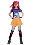 Poiste t&uuml;drukute kost&uuml;&uuml;m Zoey Rumi Mira Cosplay Poplauljad Naiste Halloweeni riided aksessuaaridega 140CM-1 orange