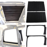 Auto tagumise akna katuse k&otilde;va katte helisoojustus- ja soojusisolatsioonipadi puuvillane mattkate Jeep Wrangler TJ 1997-2006 jaoks Auto siseaksessuaarid gray