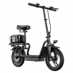 ZAZAWORK X14 Elektriroller 48V 15Ah akuga, Esi- ja tagavedrustus must