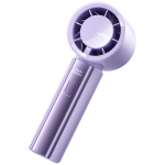 coldSky K&auml;eshoitav miniventilaator 4000mAh aku Kaasaskantav laetav ventilaator LED-ekraani ja 5-k&auml;igulise turborežiimiga rannas reisimiseks puhkuseks lilla