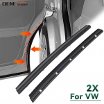 Esiklaasi tihend Rattakoopa tihend Vasak Parem Ilmastikukindel liist VW Transporter T5 T6 Multivan MK5 MK6 2003 jaoks 2 tk &Uuml;lemine kummikomplekt