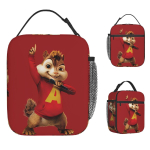 Alvin ja Chipmunks L&otilde;unakk Kaasaskantav Isoleeritud L&otilde;unakarp Laste Kontori Prindiga K&uuml;lmakott Moodne Oxford Termiline L&otilde;unakott One Size brown
