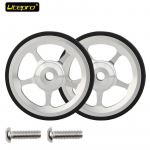 Litepro Bromptoni kokkupandava ratta jaoks Lihtratta pikendusvarras Tagumine pakiraam Lihtratta teleskoopvarras Silver Wheel