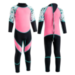 2mm neopreenist laste t&auml;ispikk neopreen&uuml;likond sukeldumine snorgeldamine surfamine ujumine soojus UV-kaitse unisex 14 13-14Y pink
