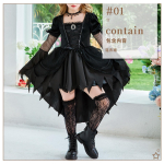 20,26 miljonit Halloweeni laste n&otilde;iakost&uuml;&uuml;mi lavastus kost&uuml;&uuml;m t&uuml;drukule vampiir maagiline deemon sarvedega kleit 140cm black