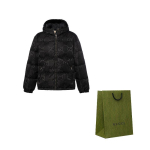 GUCCI Jumbo GG Nailonist L&otilde;uendipind Hane Udusule Jakk 698710-Z8A2S-1000 48-Original Gift Bag must