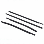 4 tk ukse-akna ilmastikuriba MN117611 Kummist akna&auml;&auml;riste tihendirihma asendus Mitsubishi L200 2006 2014 jaoks black