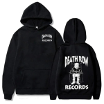 Death Row Records Hupparid Kevad S&uuml;gis Fliisist Huppar Pullover Mood Mehed Naised L&otilde;tv Huppariga Dressipluus Topp 3XL black