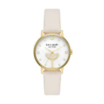 KATE SPADE Metro Naiste Kvartsikell valge p&auml;rlmutterketas nahkrihm 34mm KSW1779 valge