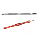 Nail Pusher Dead-skin Trimmer Nail Tool K&uuml;&uuml;nenaha eemaldaja Manik&uuml;&uuml;r Pedik&uuml;&uuml;r Kahvel Art Tools 2Pcs