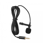 Mini kaasaskantav klambriga Lavalier mikrofon EY-510A pistikupesaga juhtmega kondensaatormikrofon nutitelefoni DSLR-kaamera ja arvuti jaoks
