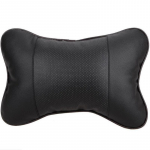 Reisi autoistme peatoe kaela nahast padja auto universaalne pea ja kaelapadja sisustus must