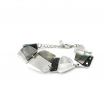 NOA [I5252] - Bracelet Cr&eacute;ateur 'Bora Bora' noir gris must