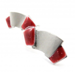 NOA [J1811] - Boucles Cr&eacute;ateur 'Cleapatra' rouge punane