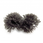 Les Tr&eacute;sors De Lily [J6763] - Boucles Cr&eacute;ateur 'Scarlett' gris hall