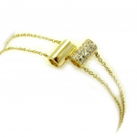 Les Tr&eacute;sors De Lily [L7060] &ndash; kullatud k&auml;ev&otilde;ru 'Sissi' valgest kullast kuld