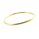 Les Tr&eacute;sors De Lily [N7275] - Bracelet plaqu&eacute; or 'Demi-Jonc' - 60 mm 3 mm kuld