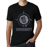 Meeste vintage T-s&auml;rk Graafiline T-s&auml;rk No Wrong Way Superiority Deep Black XS must