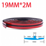 Auto kummist tihendiribad Automaatne tihendikaitse kleebis akna serva esiklaasi katuse kummist tihendusriba 19mm x 2m