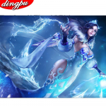 5D DIY t&auml;is&uuml;mmargune teemantmaal Ristpistega maastik Teemanttikandid Ruum Rhinestone Mosaiic Kodukaunistus 20X30CM