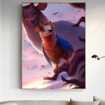 DINGPU 5D DIY Teemantmaal Teemanttikandid maastik Ristpistes T&auml;is&uuml;mmargune puur Rhinestone Decor Kodukink 20X30CM