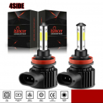 2tk H7 H8 H9 H11 9005 9006 12V 20000Lm LED auto tuled pirnid suure heledusega esituled