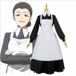 Yakusoku no Neverland Cosplay Kost&uuml;&uuml;m The Promised Neverland Isabella Cosplay Naiste Teenrit&uuml;druku Kleit Anime Kost&uuml;&uuml;m S