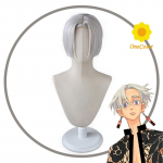 Anime Tokyo Revengers Kurokawa Izana Cosplay parukas h&otilde;bedased l&uuml;hikesed juuksed kuumakindlad kiudjuuksed + tasuta parukakork Halloweeni pidu