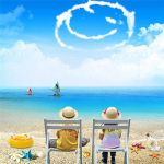 5D DIY Teemantmaal Merevaatega Teemanttikandid Rannamaal Ristpistes T&auml;is&uuml;mmargune puur Kodukujundus K&auml;sitsi kingitus Full Round 20x20CM