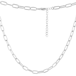 H&otilde;bedast kaelakee ilma kivideta (2126348) 45-50cm