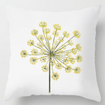 Kaasaegne lihtne kollase lilleline padjap&uuml;&uuml;r Kodu Diivan Padi padja kate Nimmepadjap&uuml;&uuml;r Padjap&uuml;&uuml;r Padjapadja nimme ilma Padja s&uuml;damikuta 45*45cm 45x45cm