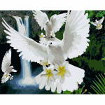 5D hobune kaelkirjak teemanttikandi komplekt Mosaiik Loomade Teemantmaal T&auml;is &uuml;mmargune Kassilind Kodukaunistus 40x50cm Full Round 20x25CM