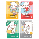 Myu-nique esmaste maskide komplekt (Energiat andev, valgendav, aknehooldus ning Detox & Clear) 25 g. x 4 tk / 8 tk - Tai nahahooldus 25 g. x 4 pcs