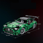 Super Racing tehnoloogiaga automudel AMG Green Goblin 1:14 City Athletic Creative Master Laste m&auml;nguasjapoisi s&uuml;nnip&auml;evakingitus Without motor roheline