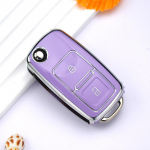 2 nupuga Shell Fobi hoidik VW Volkswagen Golfile 4 5 6 Jetta Passat Polo Bora Touran Skoda Seat TPU auto v&otilde;tme korpuse kate