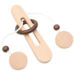 Intelligentne Unlock M&auml;nguasi Kong Ming Lock Ajur&uuml;nnak Iq Pusled Puidust m&auml;nguasjad Montessori Lapsed T&auml;iskasvanute Dekompressiooniga m&otilde;tlemism&auml;ngud
