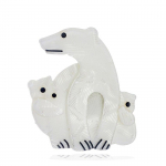 Blucome k&auml;sitsi valmistatud akr&uuml;&uuml;list j&auml;&auml;karu prossid naistele armsad loomavaigust rev&auml;&auml;rin&otilde;elad Ehted naiste m&auml;rgid riided aksessuaarid valge