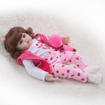 Bebe Doll Reborn Toddler 48cm Pehmest Silikoonist Reborn Baby Dolls Pehme keha Elutruu Menina J&otilde;ulu&uuml;llatus T&uuml;drukule Kingitused Nukk