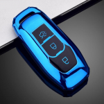 Pehme TPU auto kaugjuhtimispuldi v&otilde;tme&uuml;mbrise kaanehoidja kest Ford Focus 3 4 ST Mondeo 5 MK5 Mustang F-150 Explorer Edge Fiesta Kuga MK3 4 jaoks